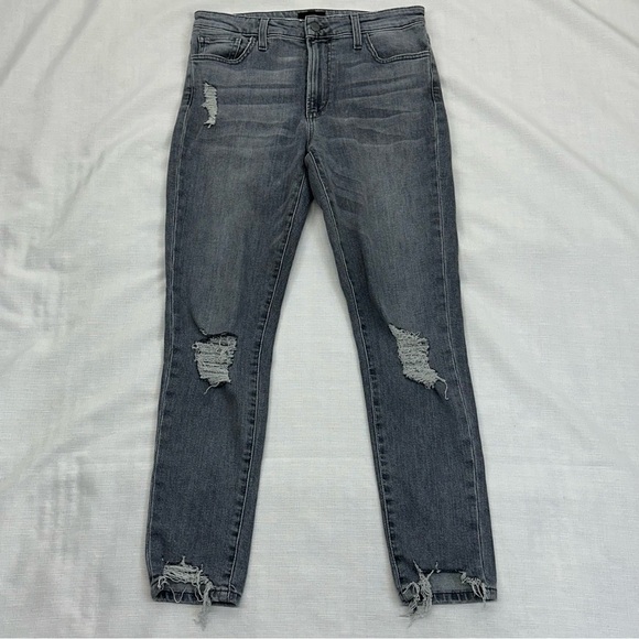 Joe's Size 28 The Charlie Gray Vetiver High Rise Skinny Stretch Ankle Jeans - Picture 5 of 13